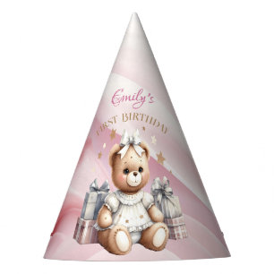 Chapeaux De Fètes Cadeaux rose Teddy Anniversaire Casquette