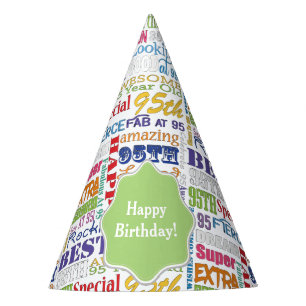 Chapeaux De Fètes Cadeaux Uniques Et Spéciaux 95e Anniversaire