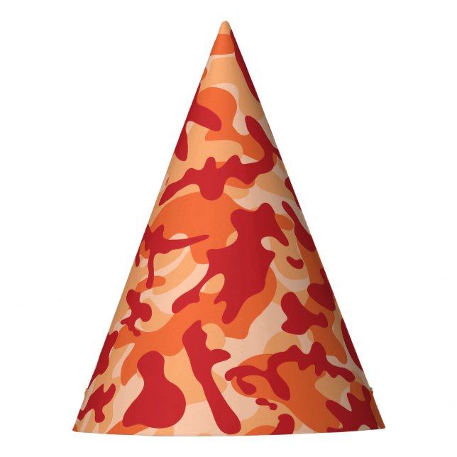 Chapeaux De Fètes Camouflage Abricot Lava (Devant)