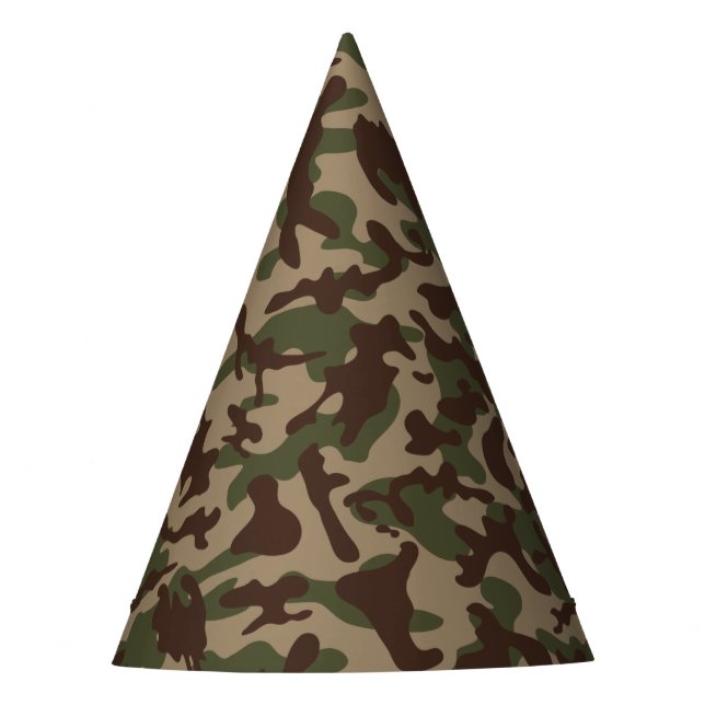 Chapeaux De Fètes Camouflage Bois Profond  (Devant)