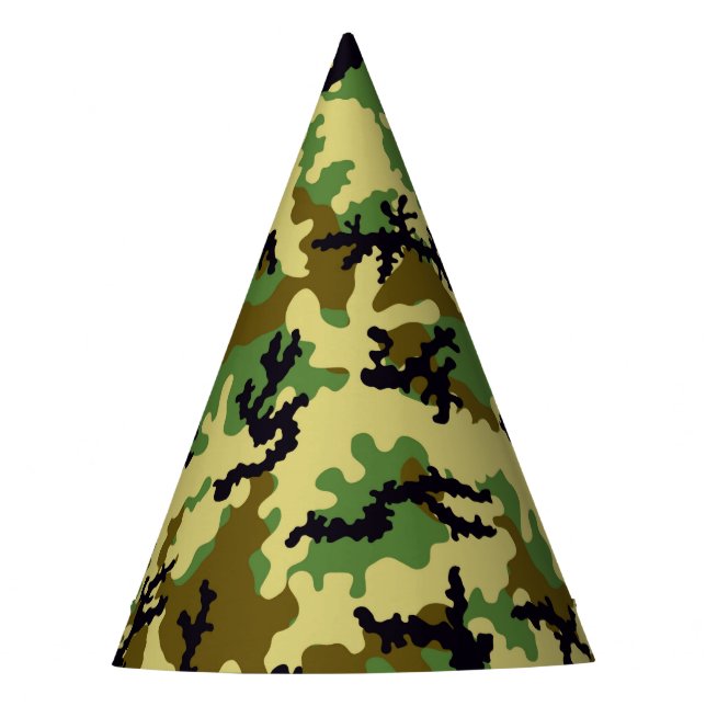 Chapeaux De Fètes Camouflage des bois (Devant)