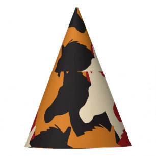 Chapeaux De Fètes Camouflage tête de licorne, répétition motif.
