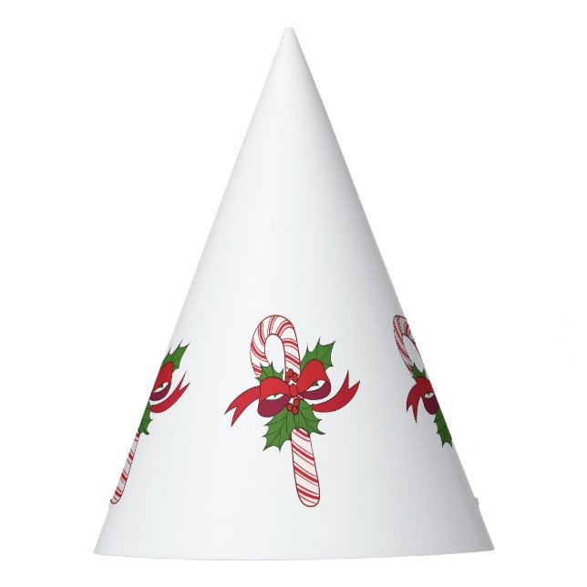 Chapeaux De Fètes Canne de Noël en bonbon (Devant)