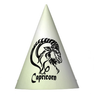 Chapeaux De Fètes Capricorne Chèvre de mer Zodiac vert