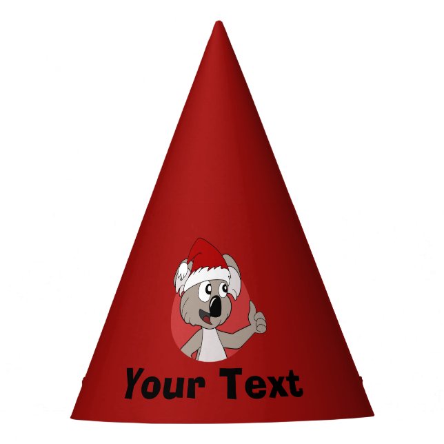 Chapeaux De Fètes Caricature de Noël personnalisée koala Casquette d (Devant)