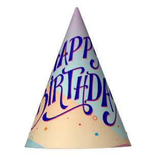 Chapeaux De Fètes Casquette classique de fête d'anniversaire du cône