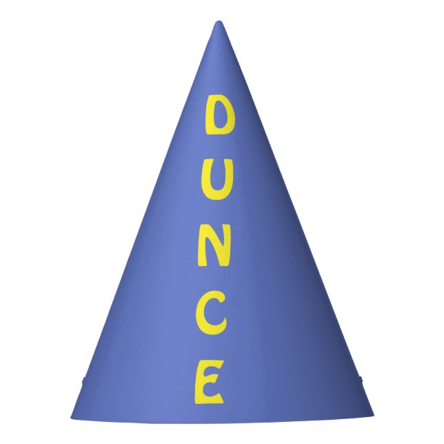 Chapeaux De Fètes casquette de bureau de Dunce humour Parti Casquett (Devant)