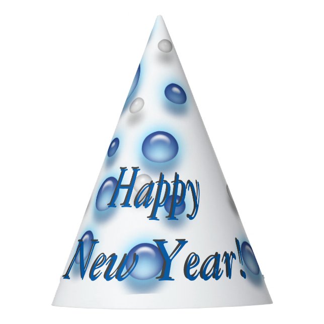 Chapeaux De Fètes Casquette de fête - Bulles du Nouvel An (Devant)