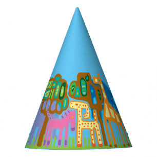 Chapeaux De Fètes Casquette de fête d'anniversaire des animaux de la