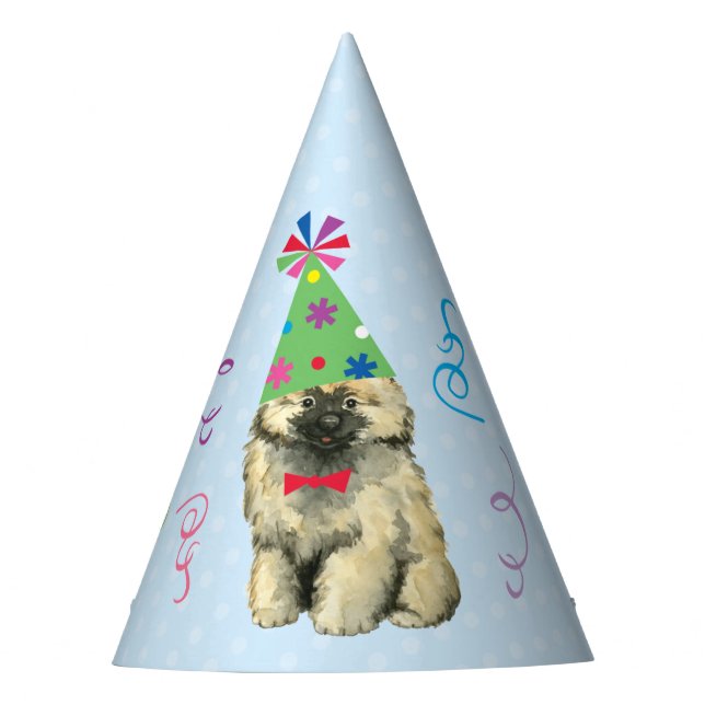 Chapeaux De Fètes Casquette de fête d'anniversaire Keeshond (Devant)
