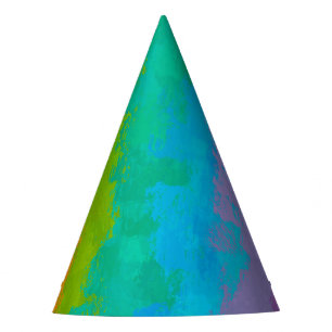 Chapeaux De Fètes Casquette de la fête d'anniversaire Bright Rainbo