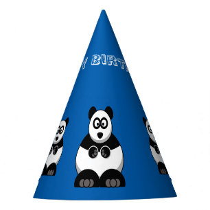Chapeaux De Fètes Casquette de la fête d'anniversaire de Panda