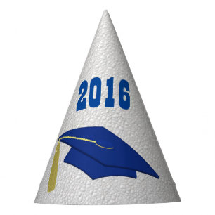 Chapeaux De Fètes Casquette de la fête de graduation Blue Mortarboar