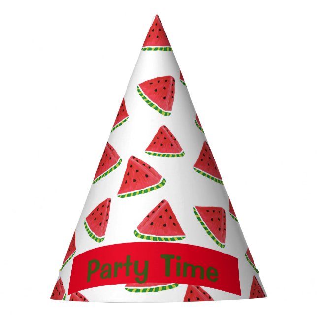 Chapeaux De Fètes Casquette de la fête de la pastèque (Devant)