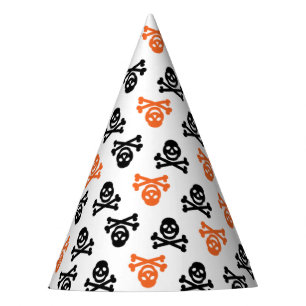 Chapeaux De Fètes Casquette de la fête de l'Halloween du crâne orang