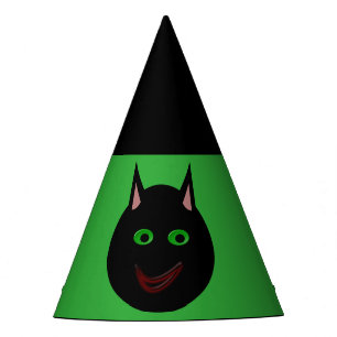 Chapeaux De Fètes Casquette de la fête des chats noirs d'Halloween