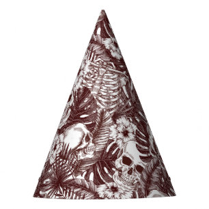 Chapeaux De Fètes Casquette de la fête des crânes de la jungle