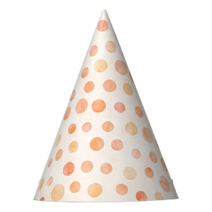 Chapeaux De Fètes Casquette de la fête des Dots de pêches et d'orang