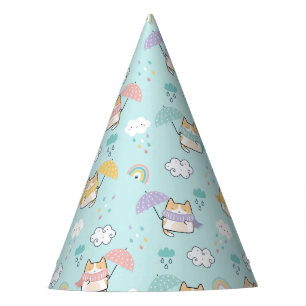 Chapeaux De Fètes Casquette de la fête des Motifs du jour de pluie
