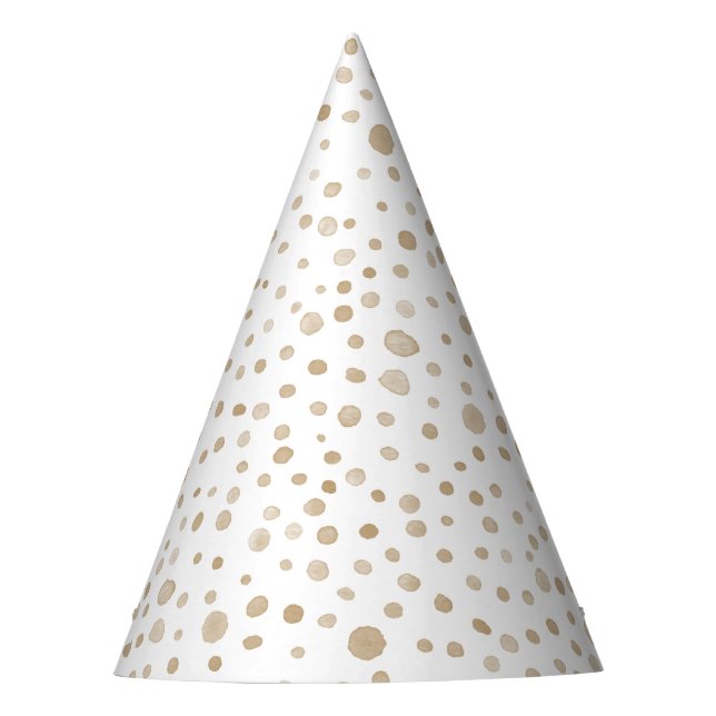 Chapeaux De Fètes Casquette de la fête des points d'aquarelle Confet (Devant)
