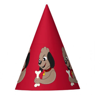Chapeaux De Fètes Casquette de la fête du chiot mignon