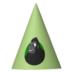 Chapeaux De Fètes Casquette de la fête du dessin animé de Gorilla
