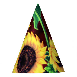 Chapeaux De Fètes Casquette de la fête du papier tournesol