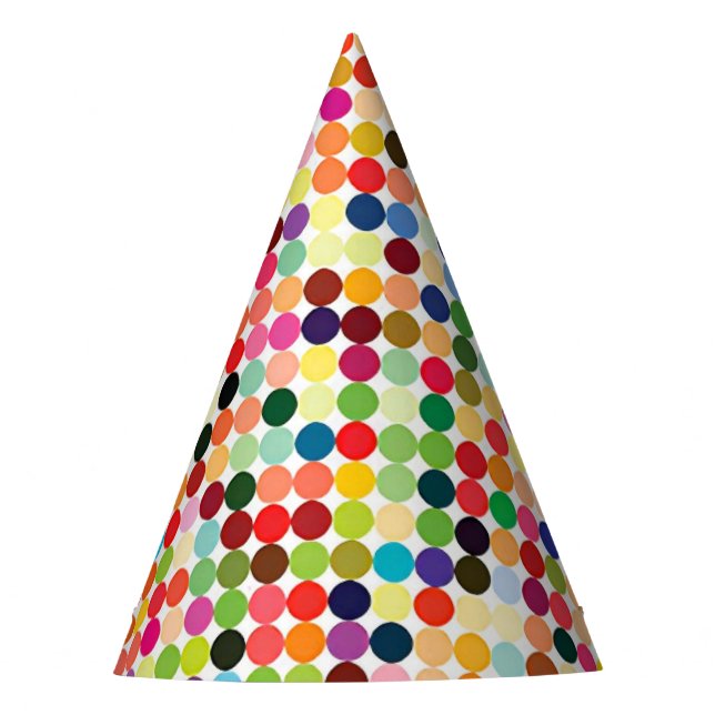 Chapeaux De Fètes Casquette de la fête Pixel Dots (Devant)