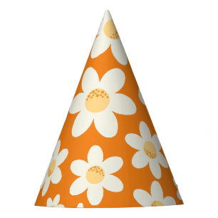 Chapeaux De Fètes Casquette de la fête Retro super Boho Floral Bir