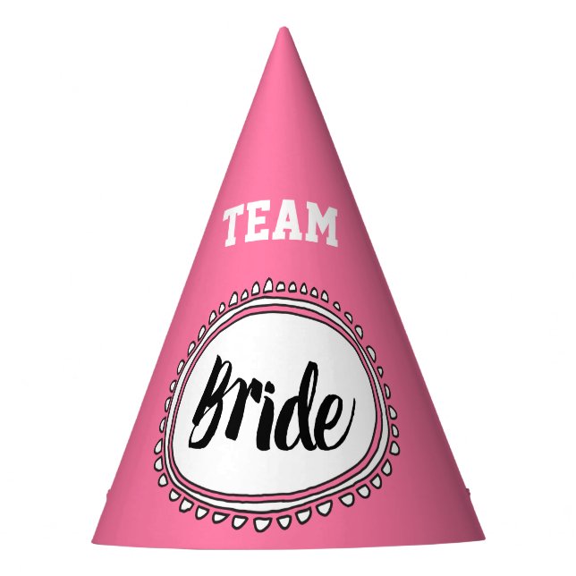 Chapeaux De Fètes Casquette de la fête Team Bride (Devant)