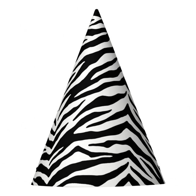 Chapeaux De Fètes Casquette de la partie d'impression Zebra (Devant)