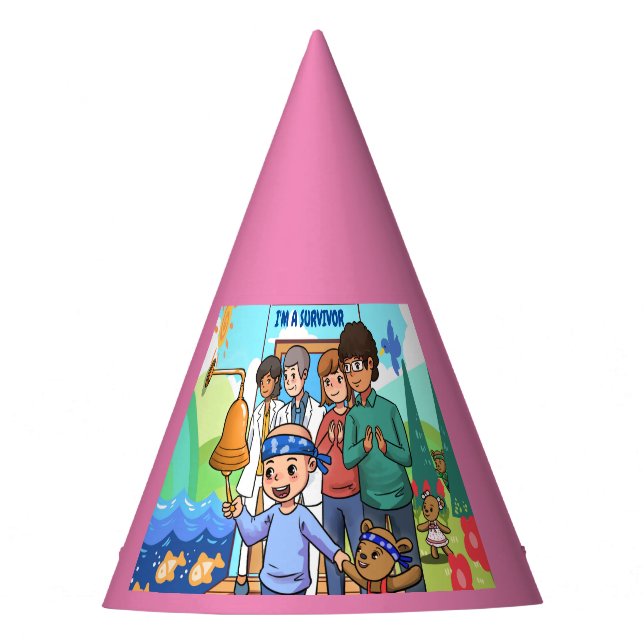 Chapeaux De Fètes Casquette de la partie sans cancer (Devant)