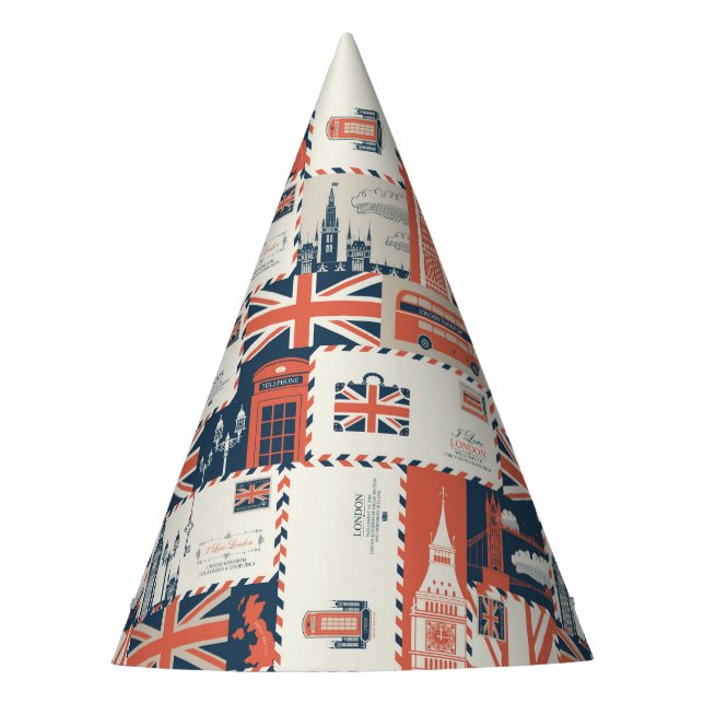 Chapeaux De Fètes Casquette de la Poste de Londres (Devant)