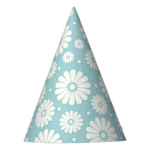 Chapeaux De Fètes Casquette de la soirée Sky White Daisies