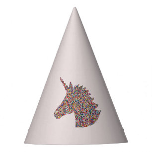 Chapeaux De Fètes Casquette de la soirée Unicorn Rainbow Sprinkles