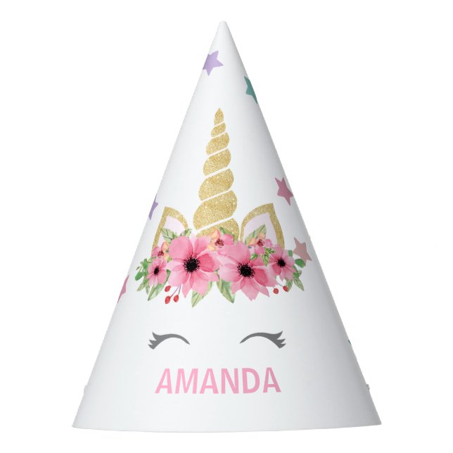 Chapeaux De Fètes Casquette de partie de licorne (Devant)