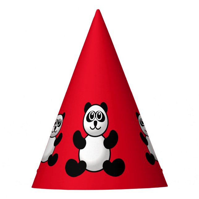 Chapeaux De Fètes Casquette de partie de panda (Devant)