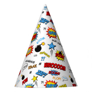 Chapeaux De Fètes Casquette de partie de super héros - art de mot