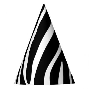 Chapeaux De Fètes Casquette de partie d'impression de zèbre