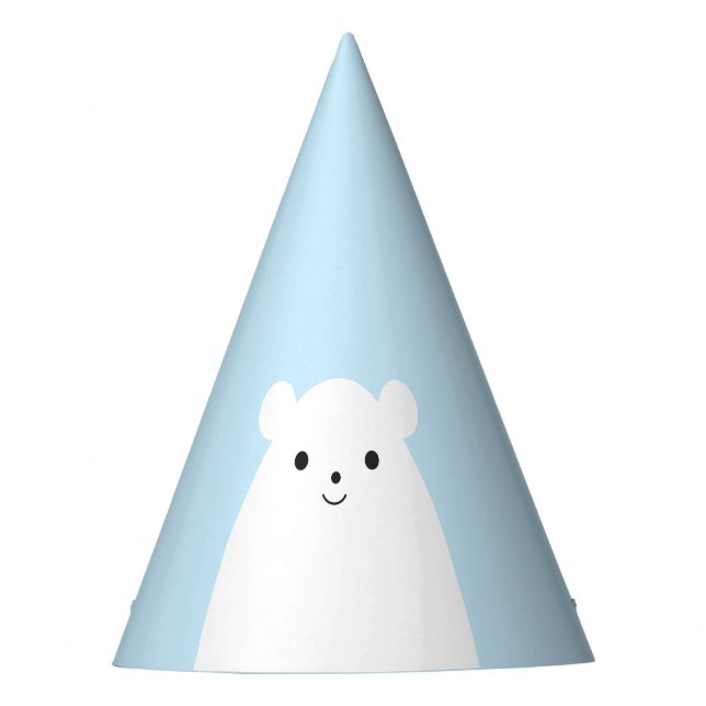 Chapeaux De Fètes Casquette de partie d'ours blanc (Devant)