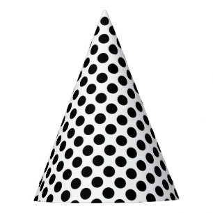Chapeaux De Fètes Casquette du parti Polka Dot BW