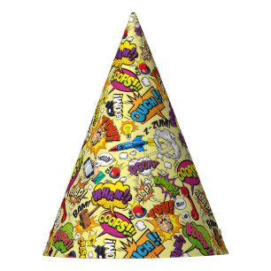 Chapeaux De Fètes Casquette du Retro Comic Pop Art Party