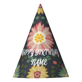 Chapeaux De Fètes Casquette floral personnalisé complexe