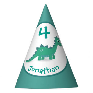 Chapeaux De Fètes Casquette personnalisé par dinosaure de fête