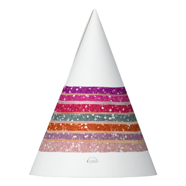 Chapeaux De Fètes Casquette Rainbow Party à terminer (Gauche)