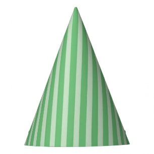 Chapeaux De Fètes Casquette vert de partie de rayure de KRW