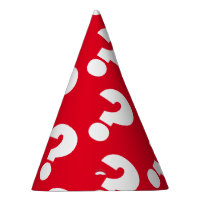 Casquettes de cônes de papier de marque d'interrog