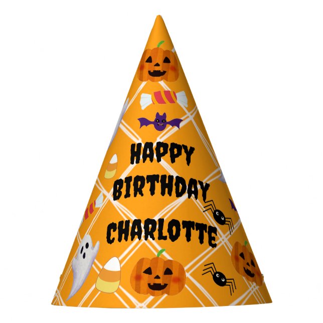 Chapeaux De Fètes Casquettes de fête d'anniversaire d'Halloween (Devant)