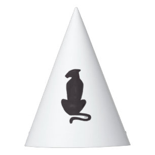 Chapeaux De Fètes Casquettes de la fête Black Cat Silhouette