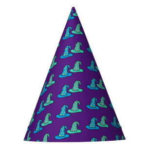 Chapeaux De Fètes Casquettes de l'Assistant Bleu + Turquoise